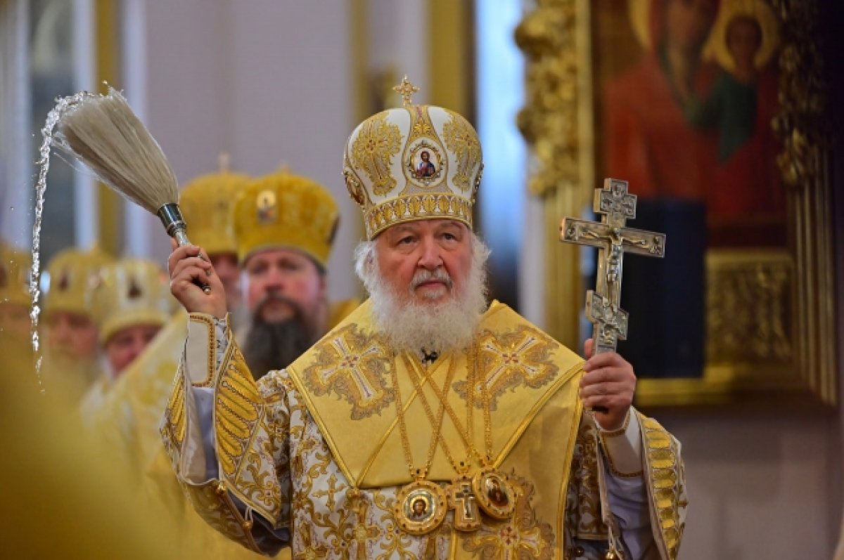 Патриарх Кирилл: Петербург является имперской и исторической столицей РФ