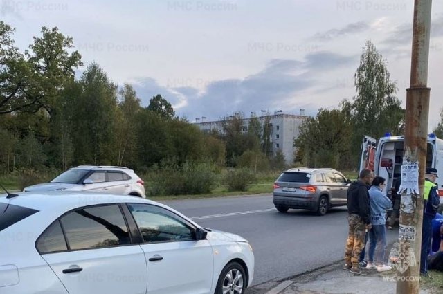 В Калуге на Грабцевском шоссе Skoda сбила пешехода.