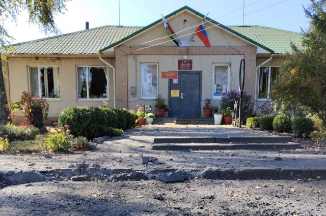 Попавшее под обстрел село Теребрено Краснояружского района.