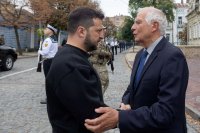 Президент Украины Владимир Зеленский и глава внешнеполитического ведомства Европейского Союза Жозеп Боррель.