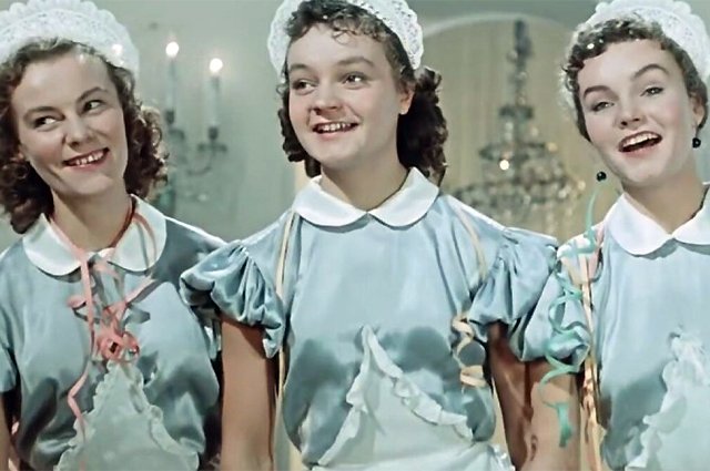Сестры Шмелевы. «Карнавальная ночь», 1956 г.