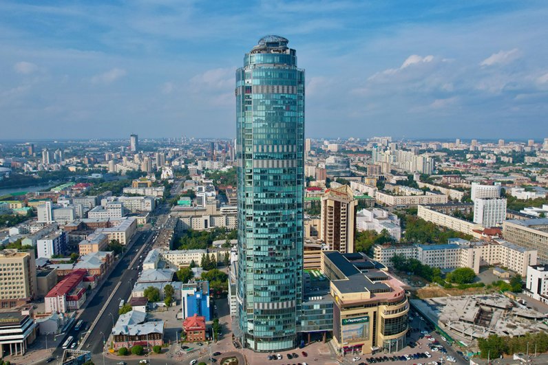 Бизнес-центр «Высоцкий» в Екатеринбурге.