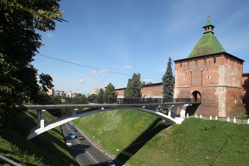 Никольская башня Нижегородского кремля.