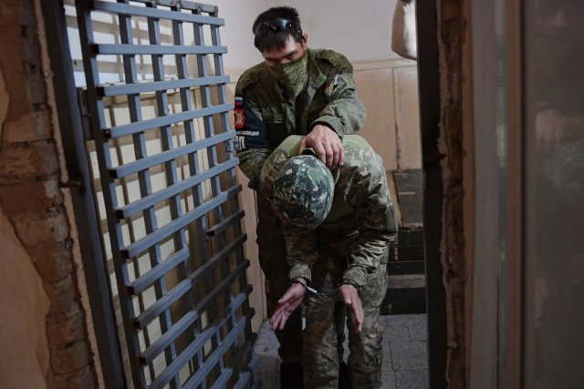 Украинский пленный, Запорожская область, Россия.