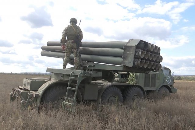 Работа российских артиллеристов на Купянском направлении.