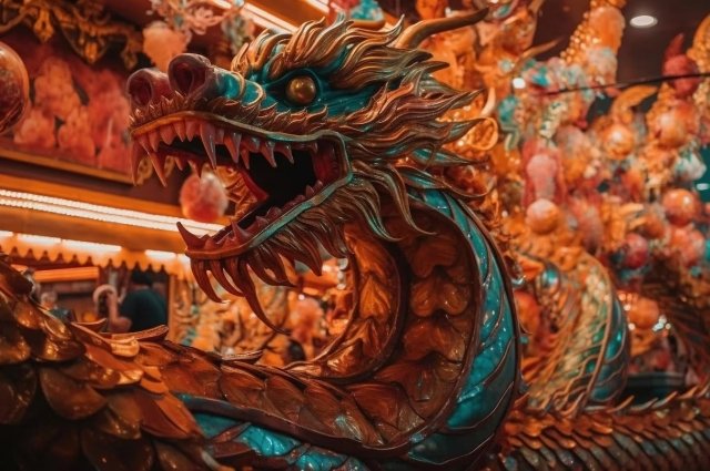 К Новогому году центр Оренбурга украсят драконами.