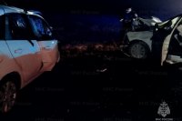 5 человек пострадали в лобовом столкновении на трассе Оренбург-Соль-Илецк.