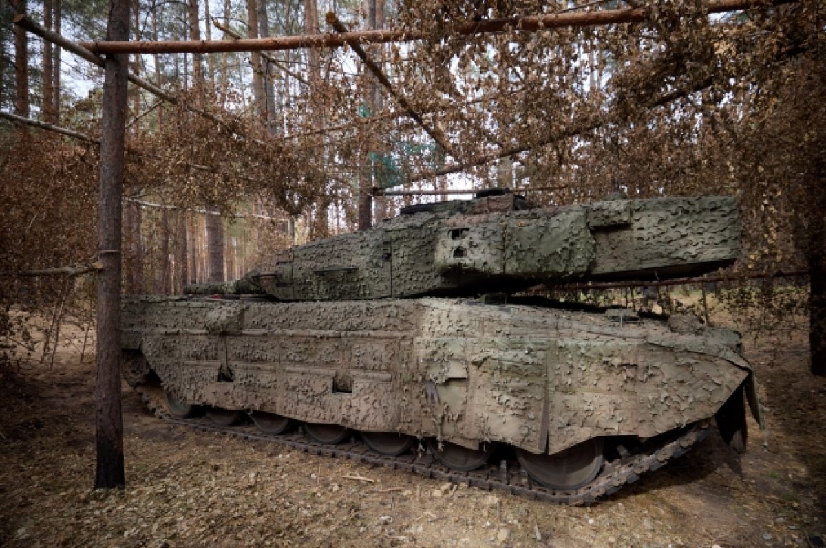 Рогов: ВСУ потеряли танк Leopard при атаке возле Работино