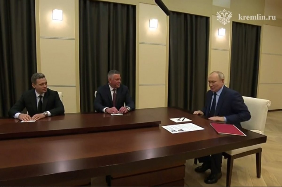 Путин встретился с экс-губернатором Вологодской области и его преемником