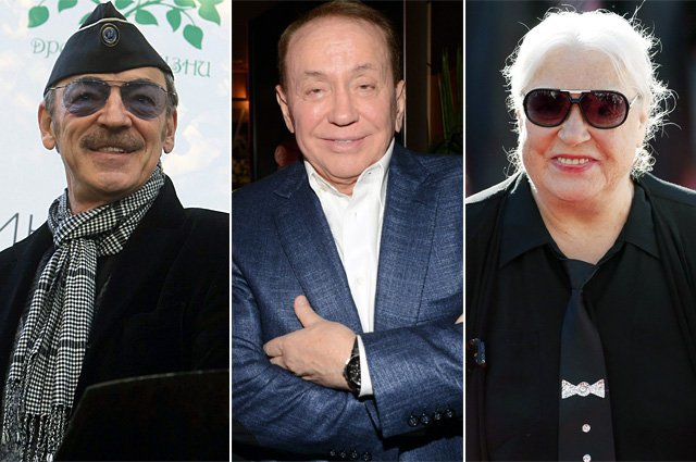 Михаил Боярский, Александр Масляков, Лидия Федосеева-Шукшина.