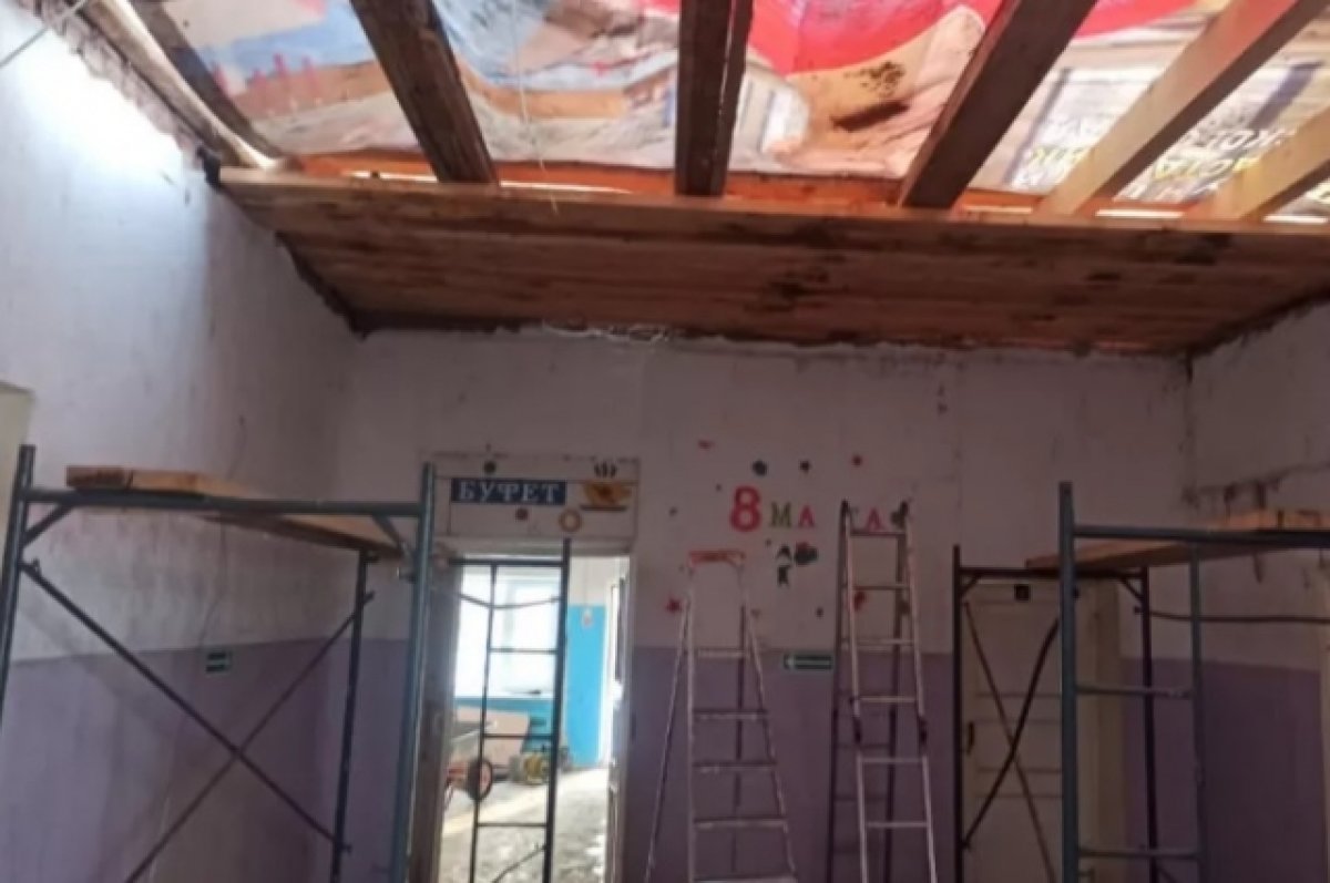 В бийском поселке Новый проконтролировали ремонт школы