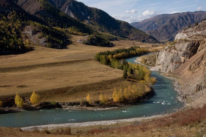 Горный Алтай. Знаменитая река Чуя.