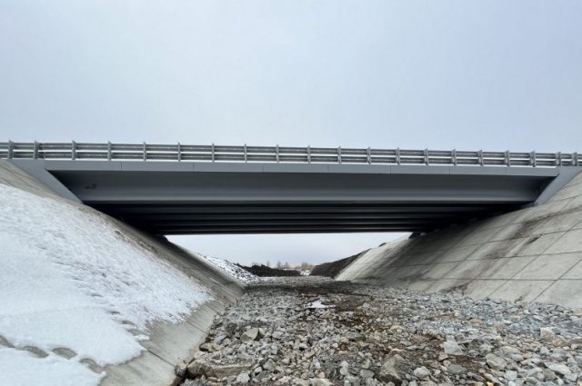 Мост через реку Овинную является частью важнейшей автодороги на востоке региона.