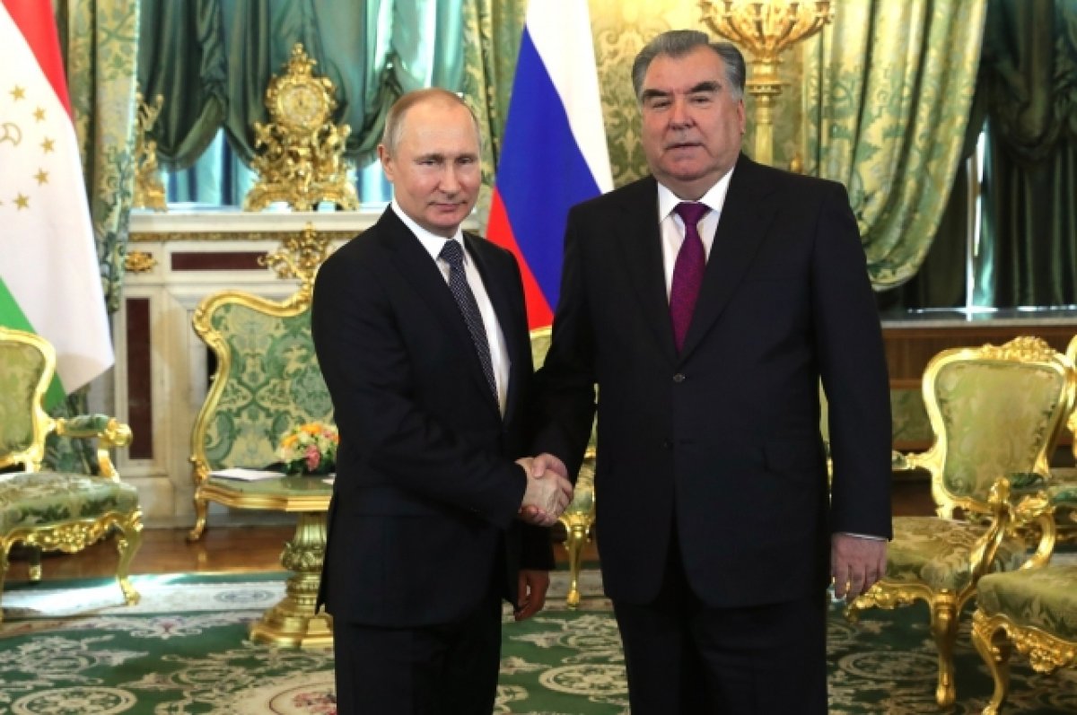 Путин и глава Таджикистана Рахмон проведут переговоры в Москве 21 ноября