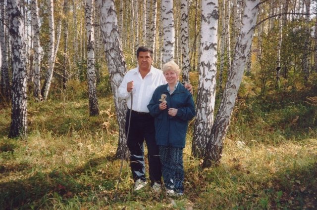 Тулеев с женой Эльвирой Фёдоровной. 