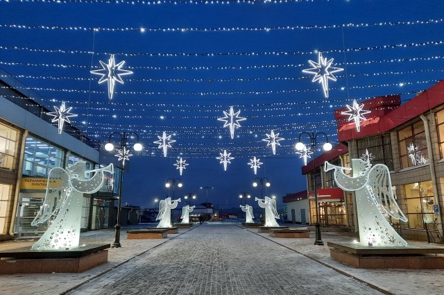 Иркутск в Новый год исключительно красив. 
