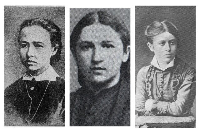 Самые известные террористки в истории Петербурга (слева направо) - Софья Перовская, Вера Засулич, Вера Фигнер.