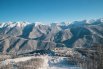 В горах Сочи выпало больше метра снега.