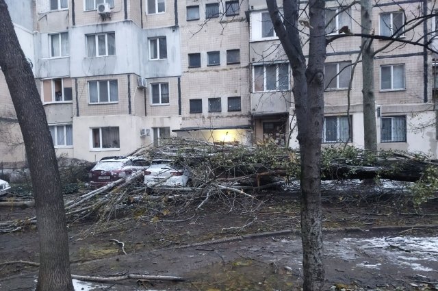 Последствия циклона в Крыму.