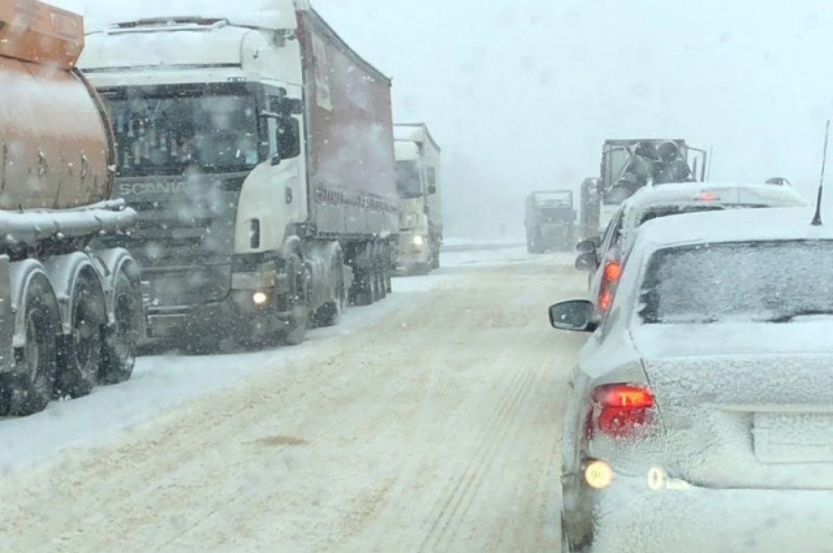 В Башкирии вновь закрыли движение по федеральной трассе М-5 | АиФ Уфа