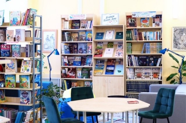 Одна из новых  библиотек в посёлке Целина.