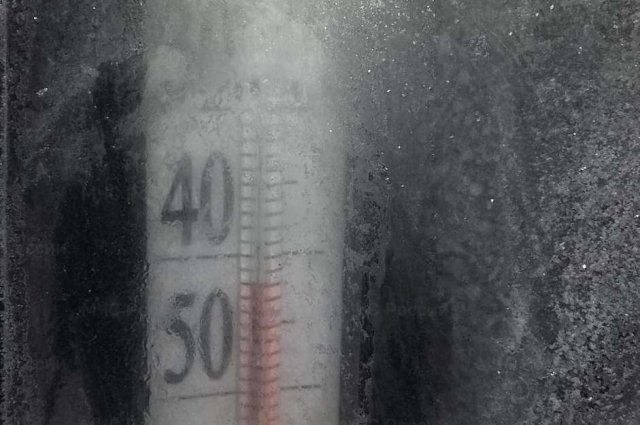 В Иркутске замерзают термометры.  