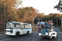 Мэра Оренбурга Салмина чуть не побили в переполненном автобусе
