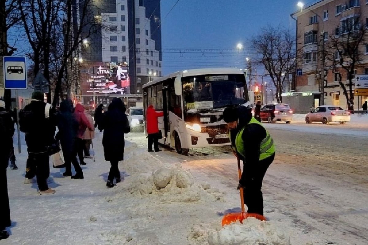 В Воронеже для вывоза снега ночью привлекли дополнительно 67 единиц техники  | АиФ Воронеж