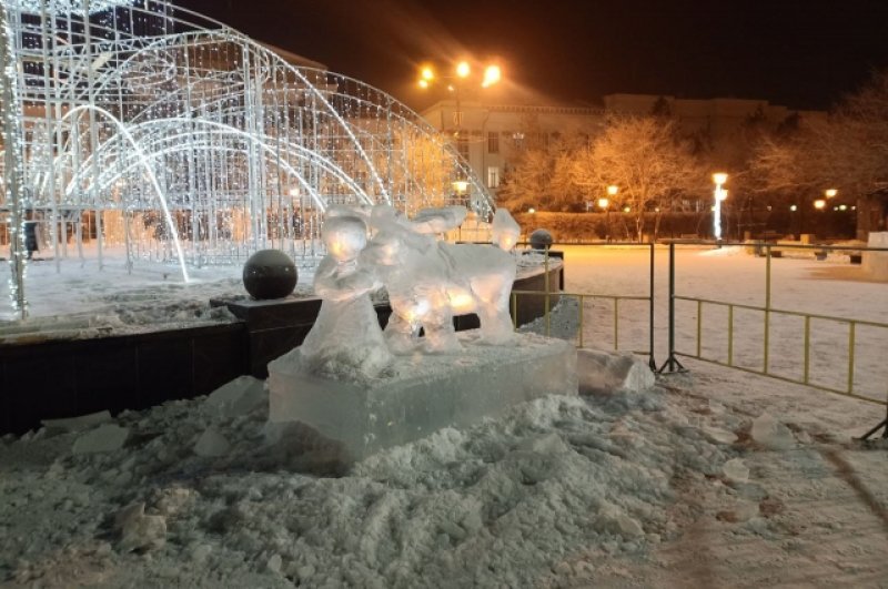 В этой конкурсной фигуре угадывается оленевод.