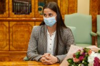 Лыжница по неизвестным причинам отказалась от участия в гонке.