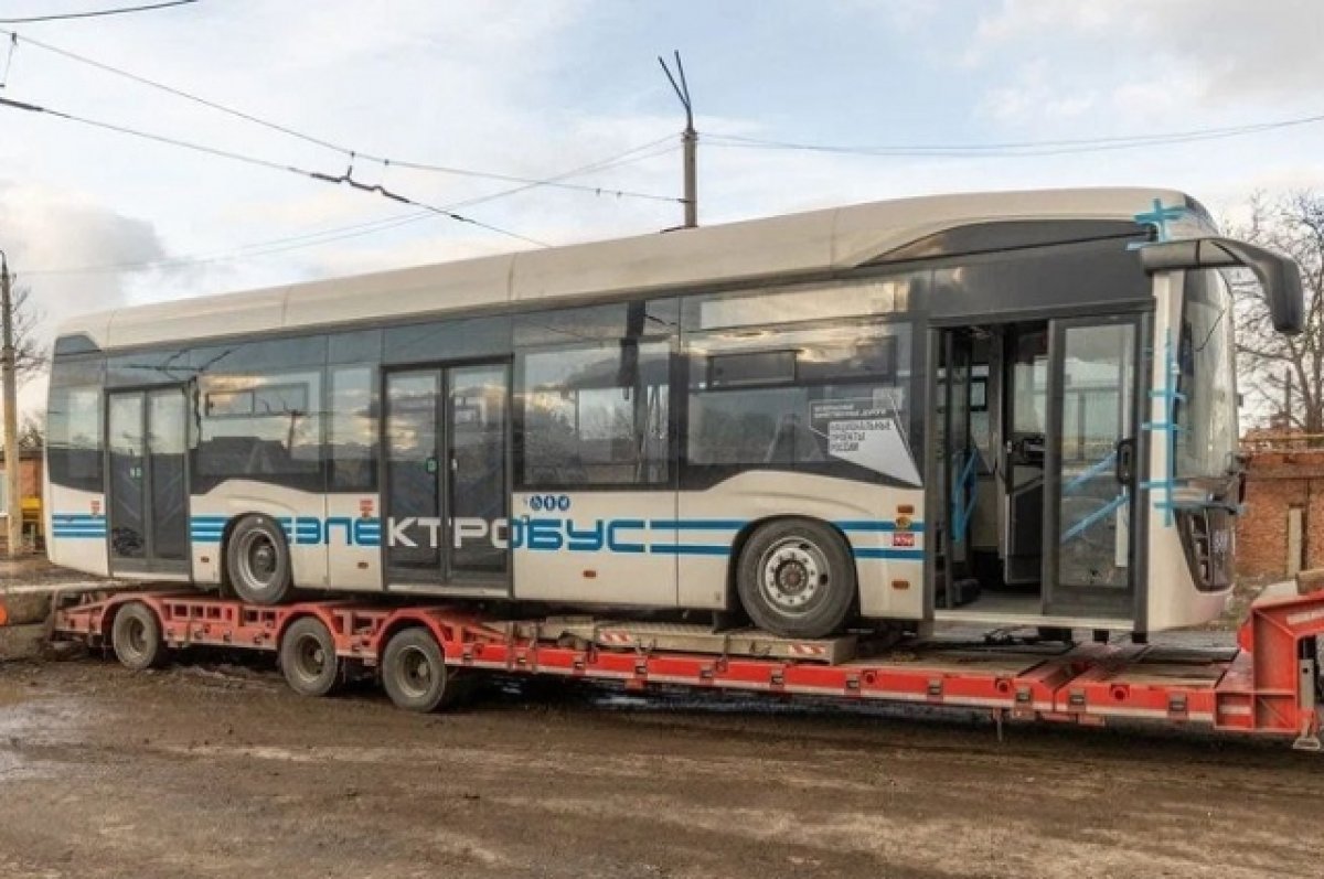 Схема маршрута электробусов в Таганроге поменяли из-за пробок