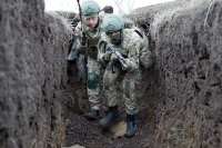 Бойцы батальона имени Богдана Хмельницкого.