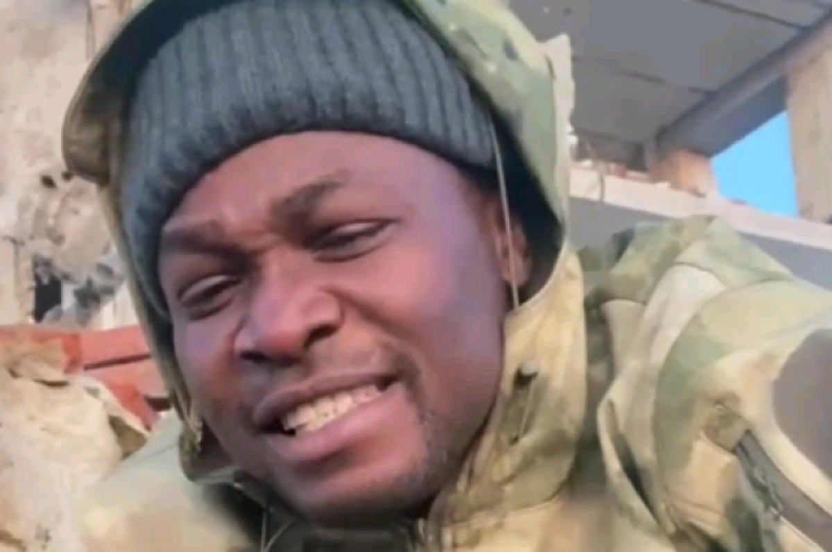 Доброволец из Африки спел песню Газманова «Офицеры» в зоне СВО
