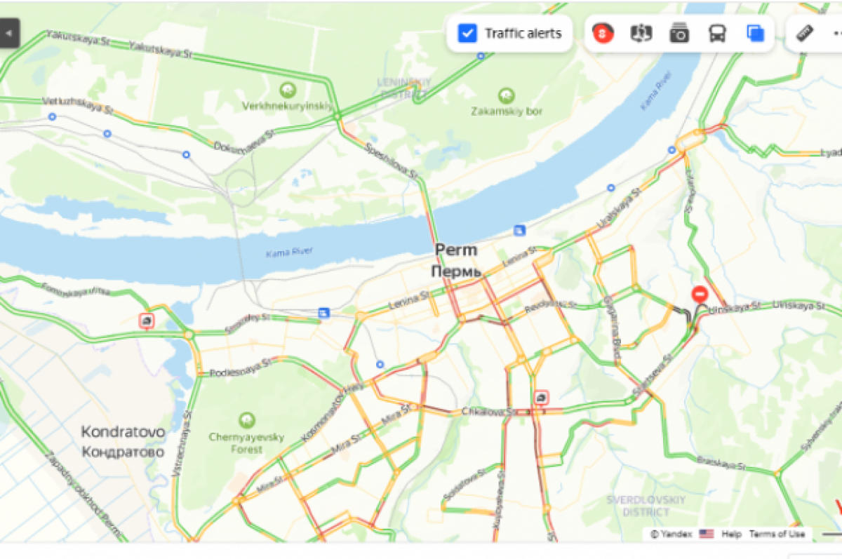 Пробки кострома сейчас