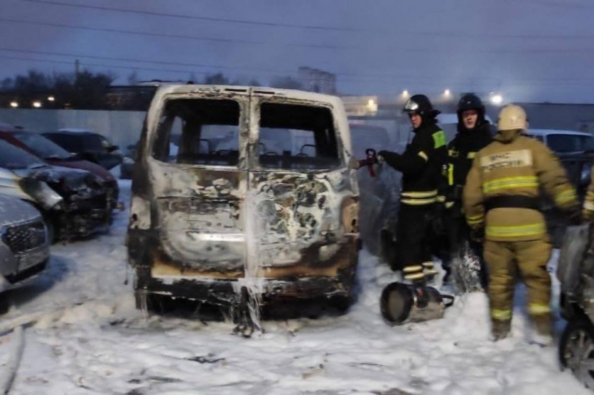 Утром в Туле загорелся рынок подержанных автомобилей | АиФ Тула