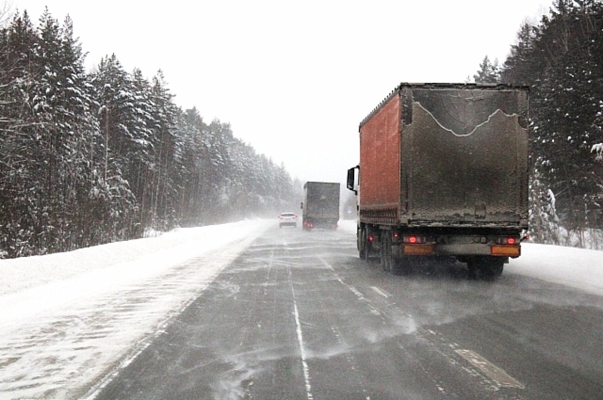 В Алтайском крае 31 декабря из-за непогоды перекрывают дороги