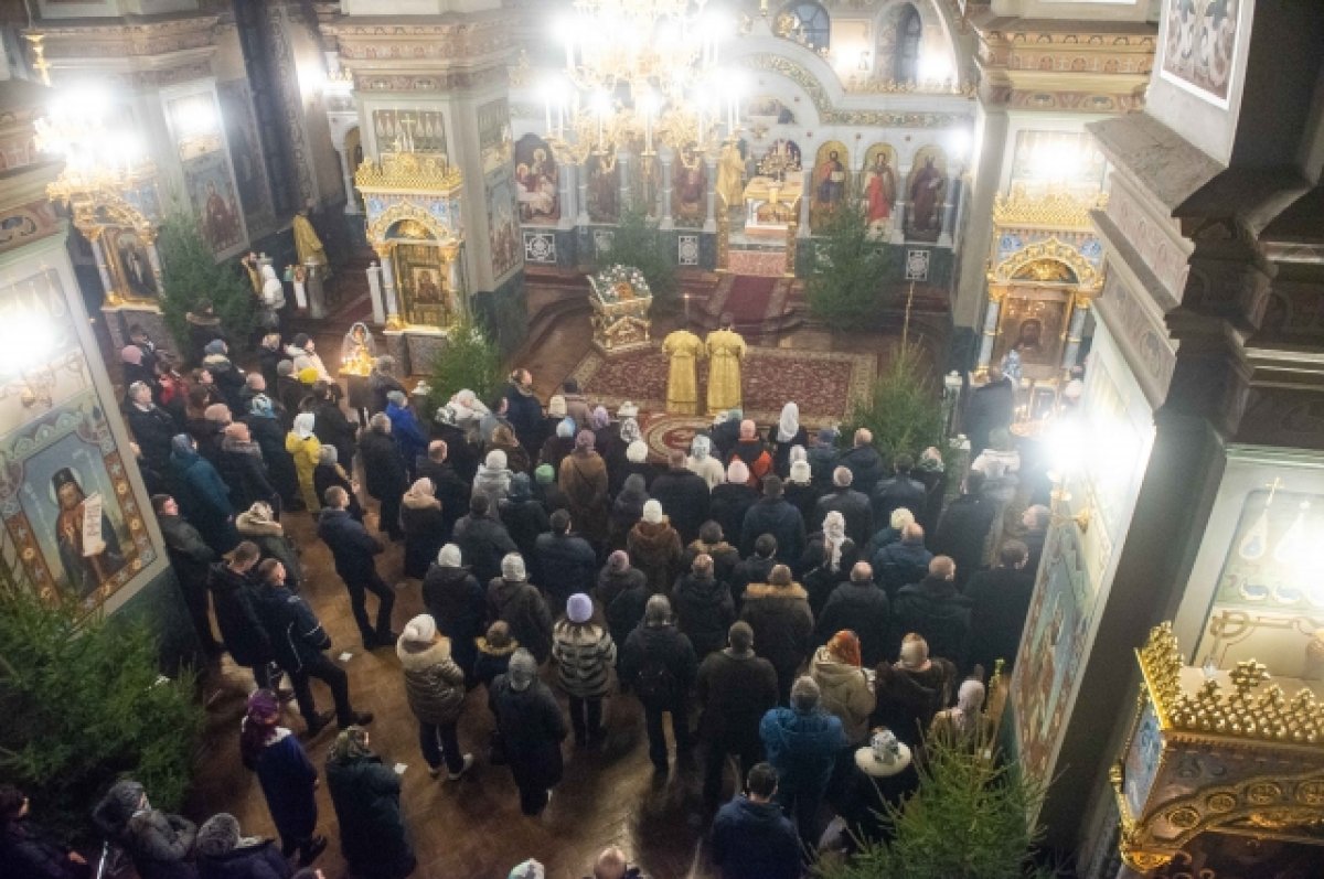 В Рождественский сочельник в 55 храмах Ростова пройдут праздничные службы