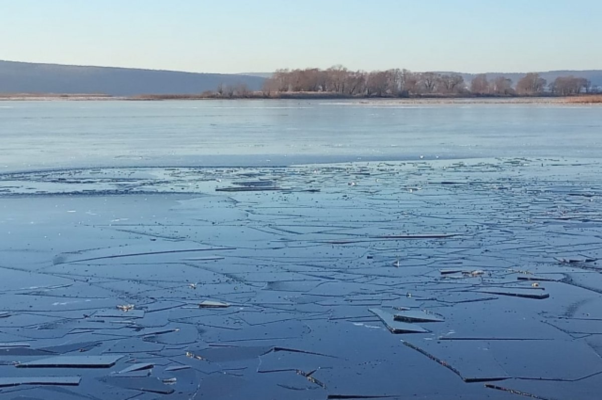 В Ростовской области двое детей провалились под лёд, один погиб