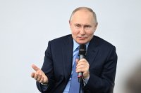 10 января 2024. Президент РФ Владимир Путин во время встречи с жителями Анадыря.