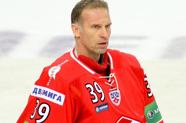 Хоккеист Доминик Гашек.