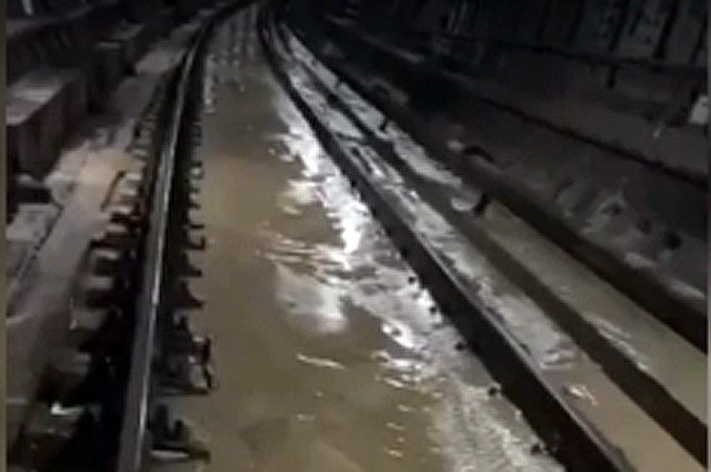 Затопление киевского метро.