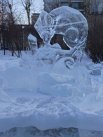 Скульптура «Людмила в зимнем саду».