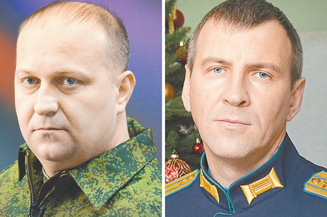 Майор Иван Болдырев и подполковник Роман Кобец.