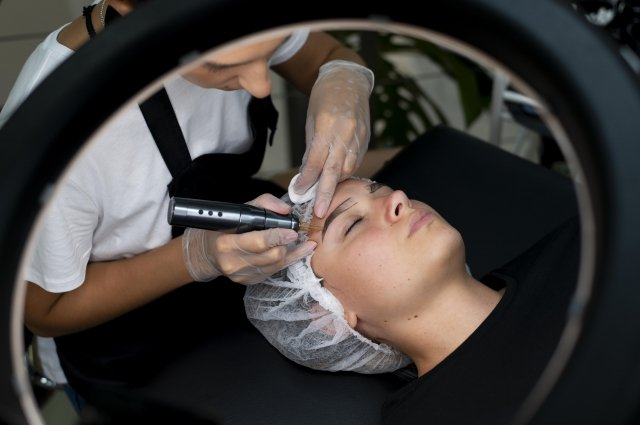 Перманентный макияж, татуаж или микропигментация — косметическая процедура, во время которой в верхний слой кожи с помощью иглы вводят пигмент, чтобы создать стойкую подводку для бровей, глаз или губ.