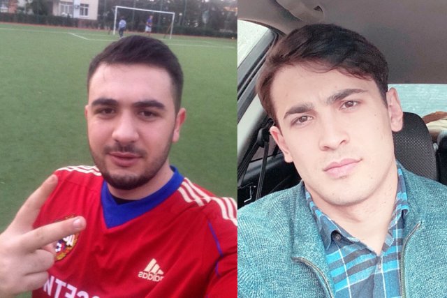 Погибший Амиран Геворкян на фотографии справа. 