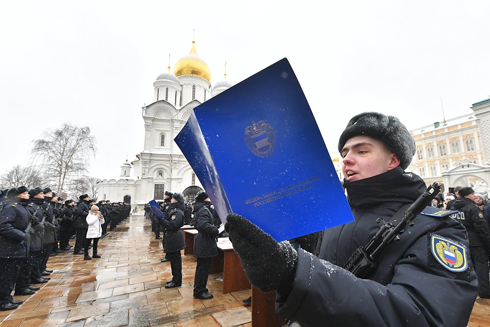 Присяга в президентском полку