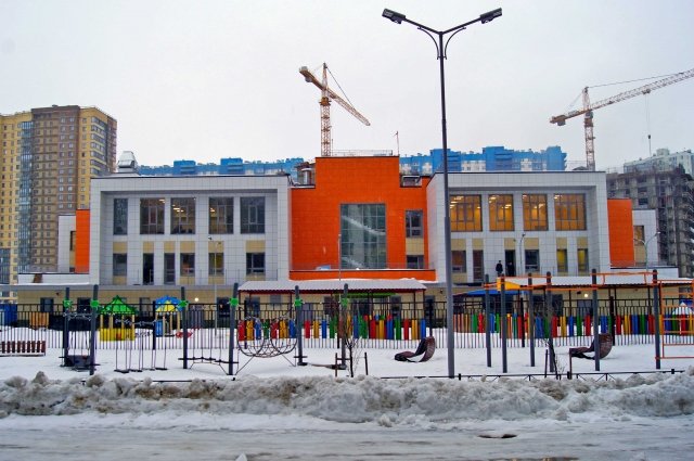 Для дошколят из Парголово построили детский сад на 200 мест.