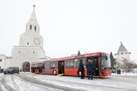 Вот такой автобус купили в Казани для обслуживания маршрута № 36. 