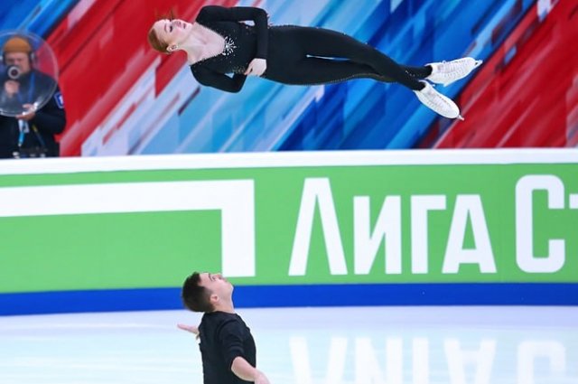 Елизавета Осокина и Артём Грицаенко - победители прыжкового чемпионата России.