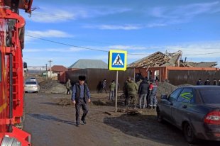 В Сети появились кадры взрыва газа в доме в Ингушетии